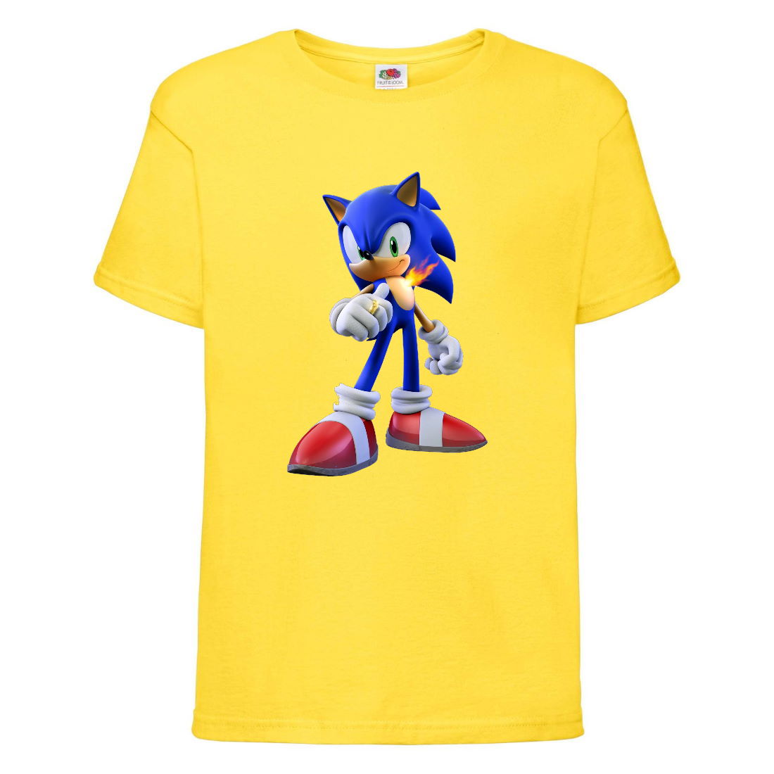 

Футболка детская Соник и пламя (SONIC) Желтая (snc yl-3) 104 см