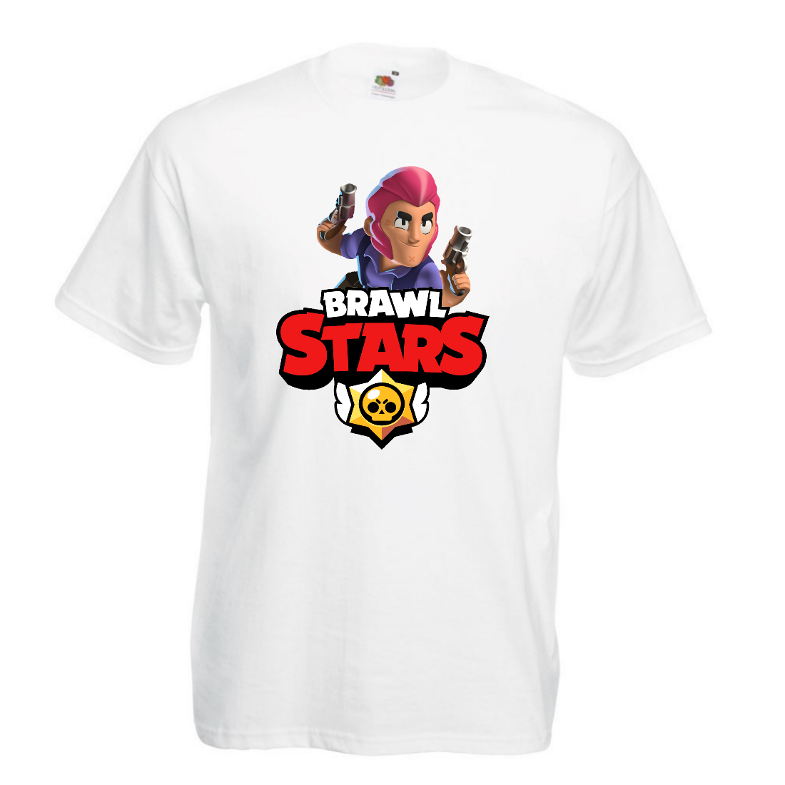 

Футболка детская Бравл Старс Кольт (Brawl Stars Colt) белая 128 см