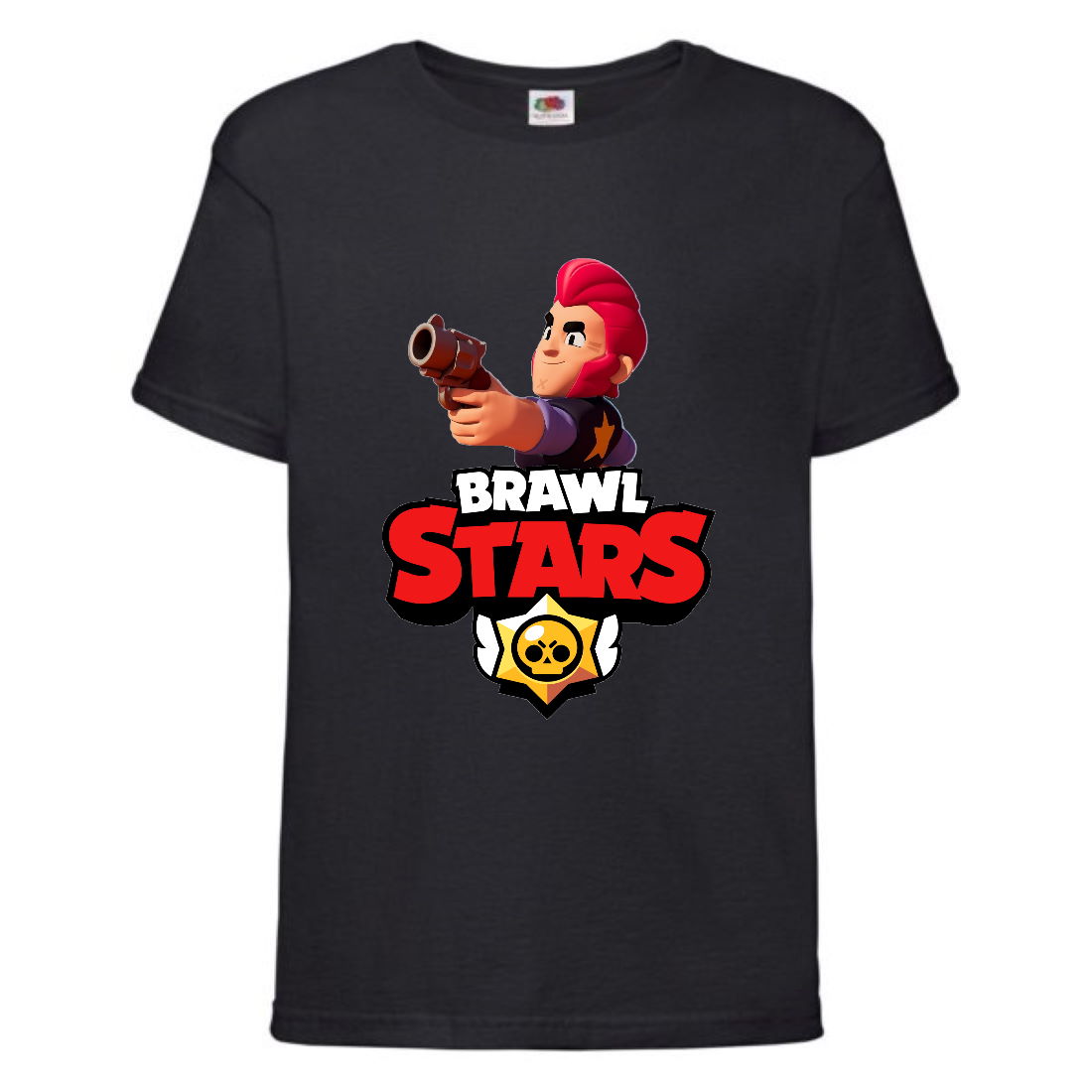 

Футболка детская Бравл Старс Кольт 2 (Brawl Stars Colt) черный 164 см