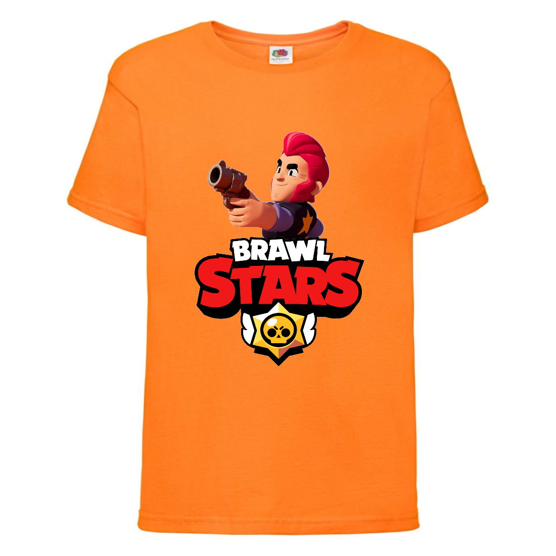 

Футболка детская Бравл Старс Кольт 2 (Brawl Stars Colt) оранжевая 128 см