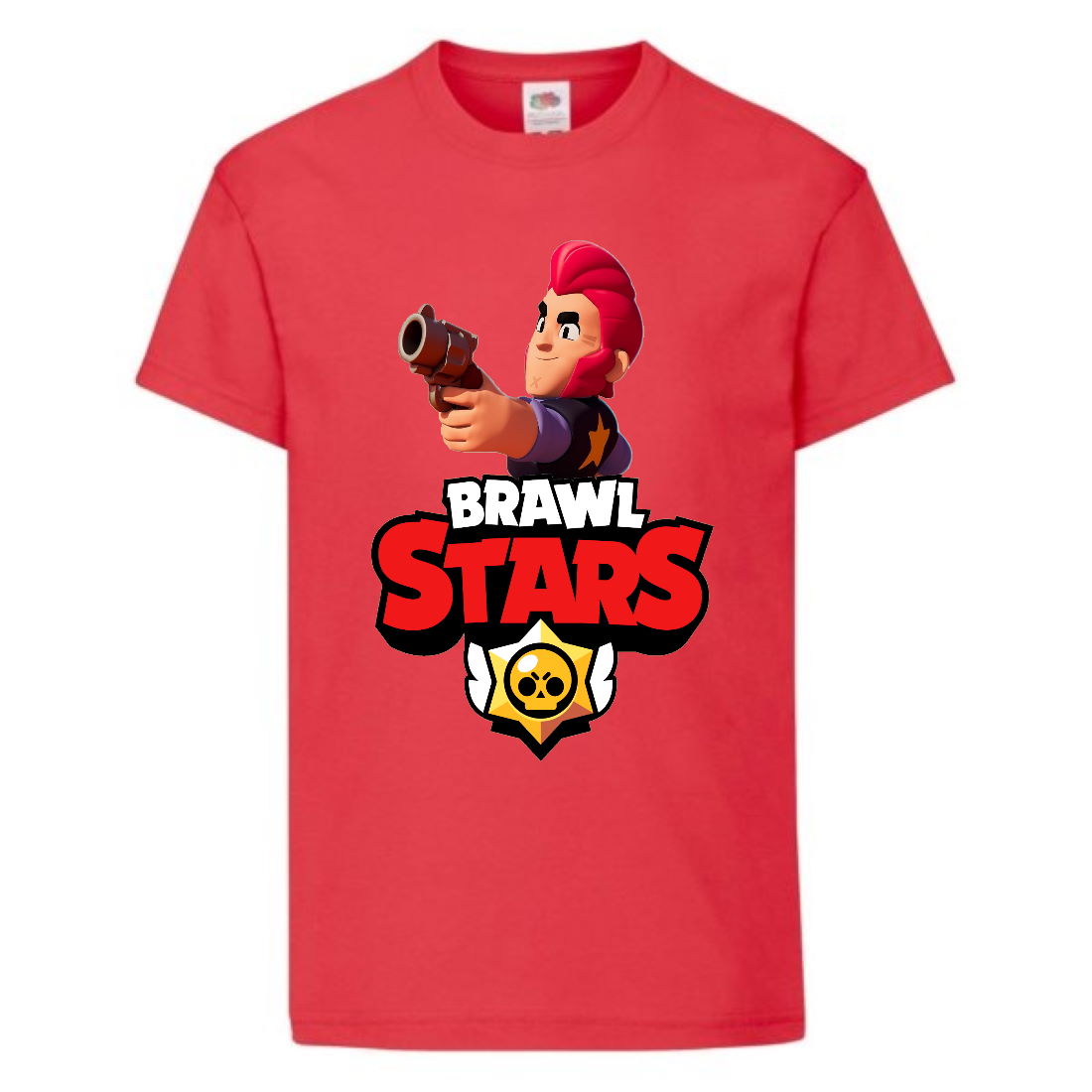 

Футболка детская Бравл Старс Кольт (Brawl Stars colt) красная (BS read-002) 104 см