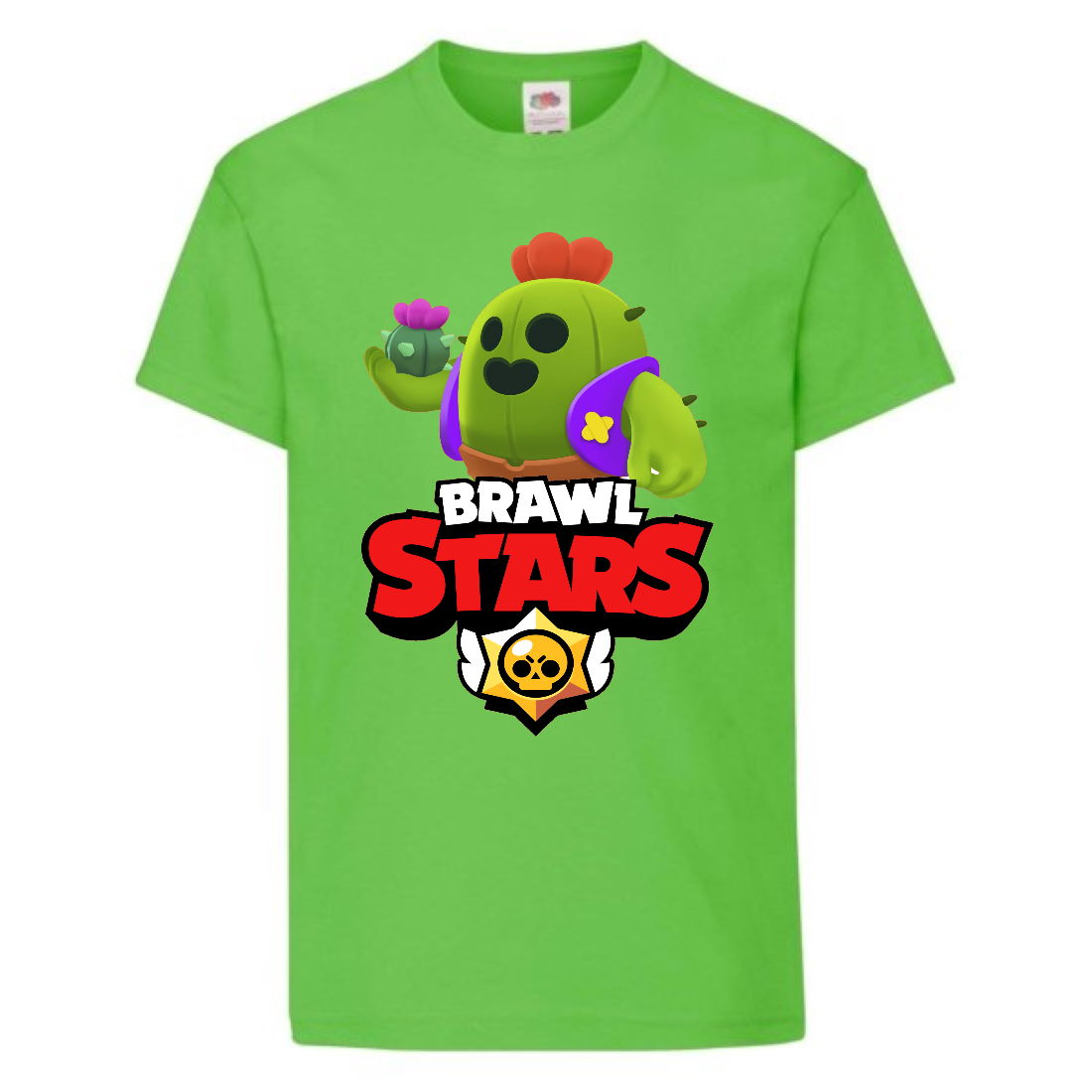 

Футболка детская Бравл Старс Спайк (Brawl Stars Spike) светлозеленый (BS ligr-11) 140 см