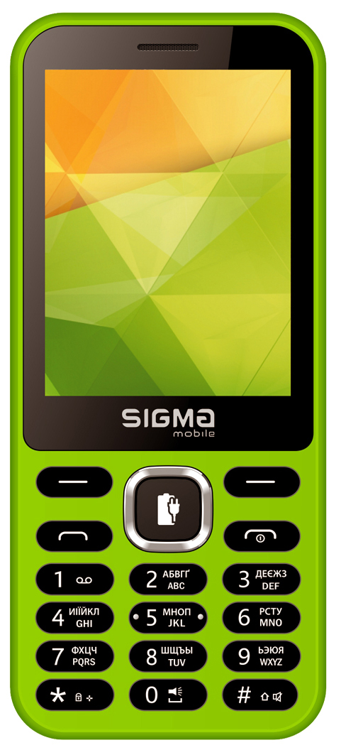 

Мобильный телефон Sigma mobile X-Style 31 Power Green
