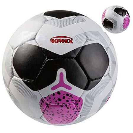 

Мяч футбольный Grippy Ronex NK, черный/розовый