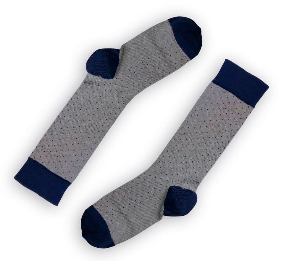 

Мужские однотонные носки ТМ Alex M (Алекс М) Dots серые 40-45 р (3002-3)