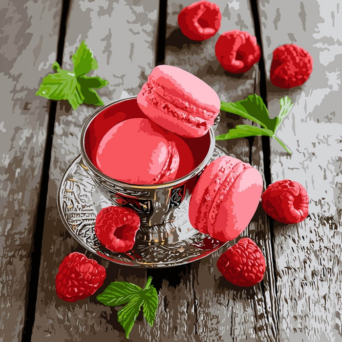 

Картина по номерам Малиновый вкус Идейка 40*40 КНО5592