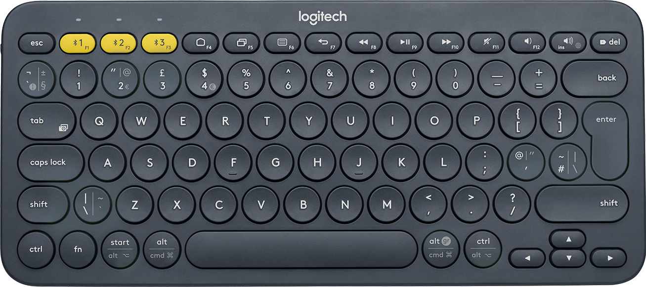 Клавиатура беспроводная Logitech K380 Graphite (920-007584) – фото ...