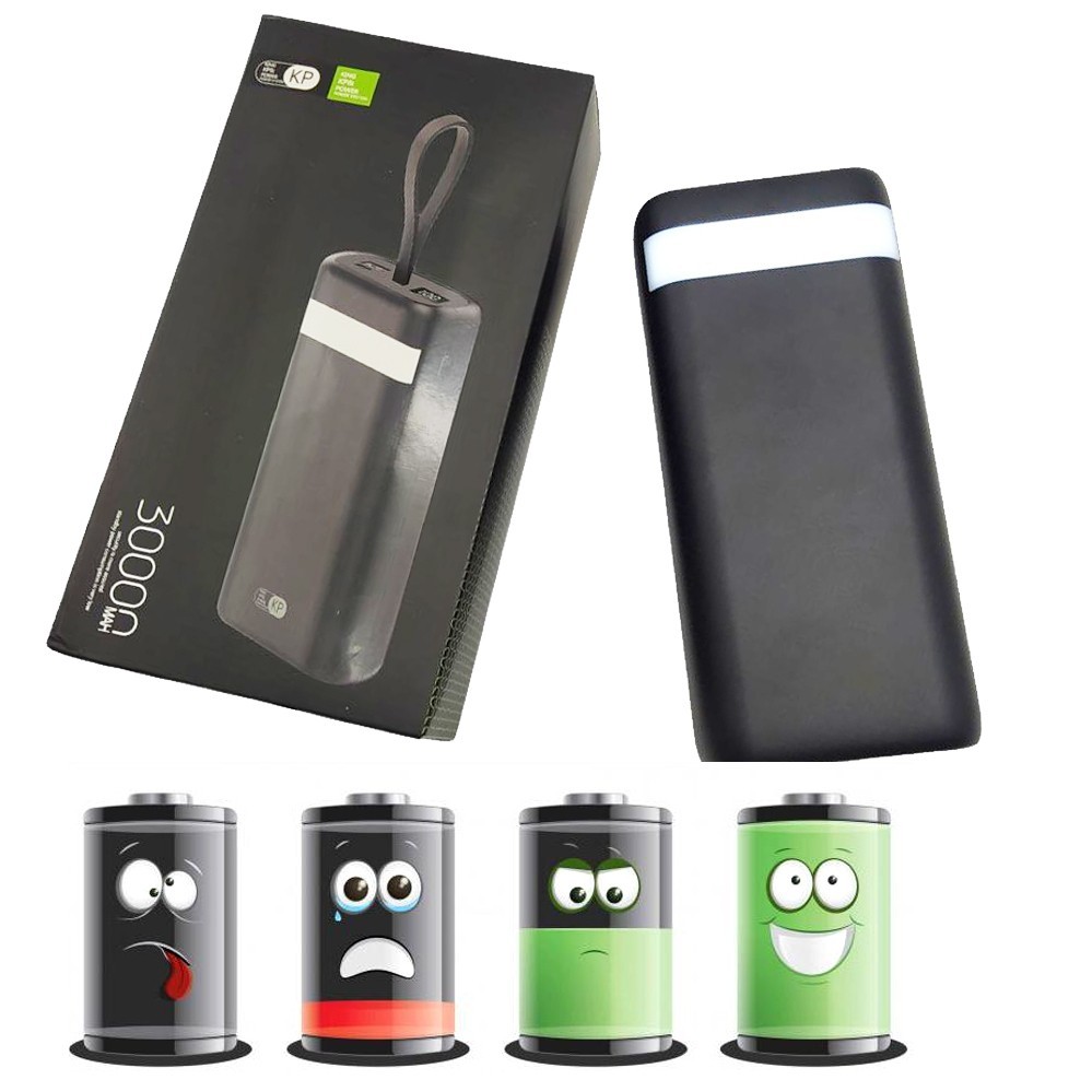 Повербанк 30000 mAh Портативный внешний аккумулятор KP 30 Power bank ...