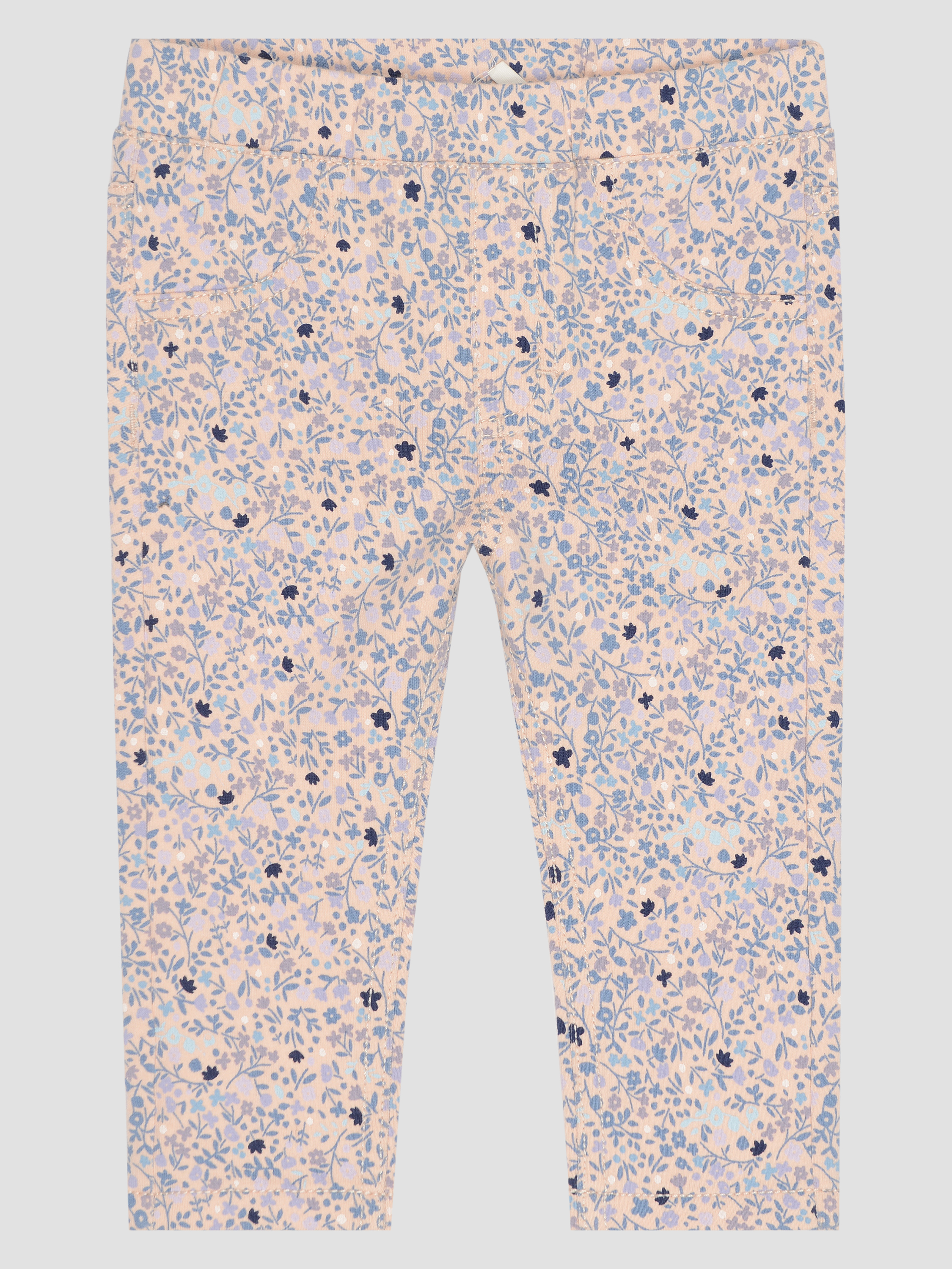 

Брюки H&M 554856 68 см Пудровые цветочки
