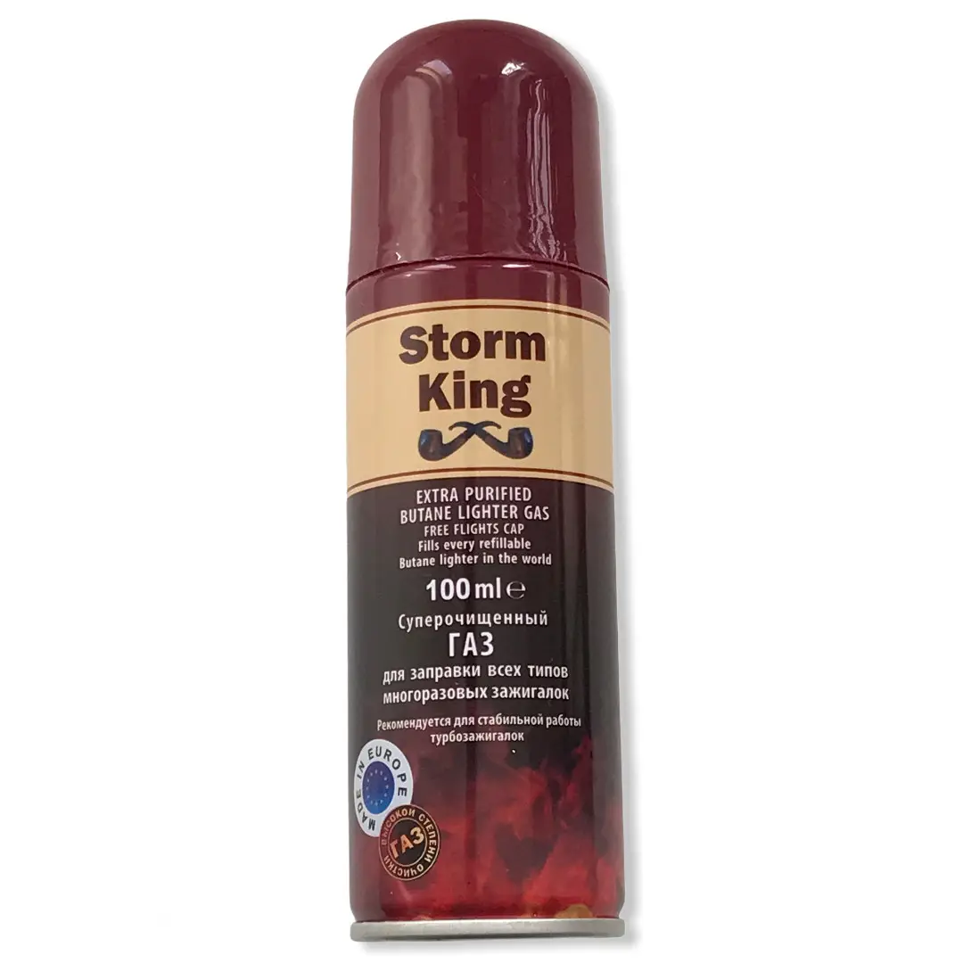 Газ для заправки зажигалок Storm King 100 мл балон Турция (129495 ...