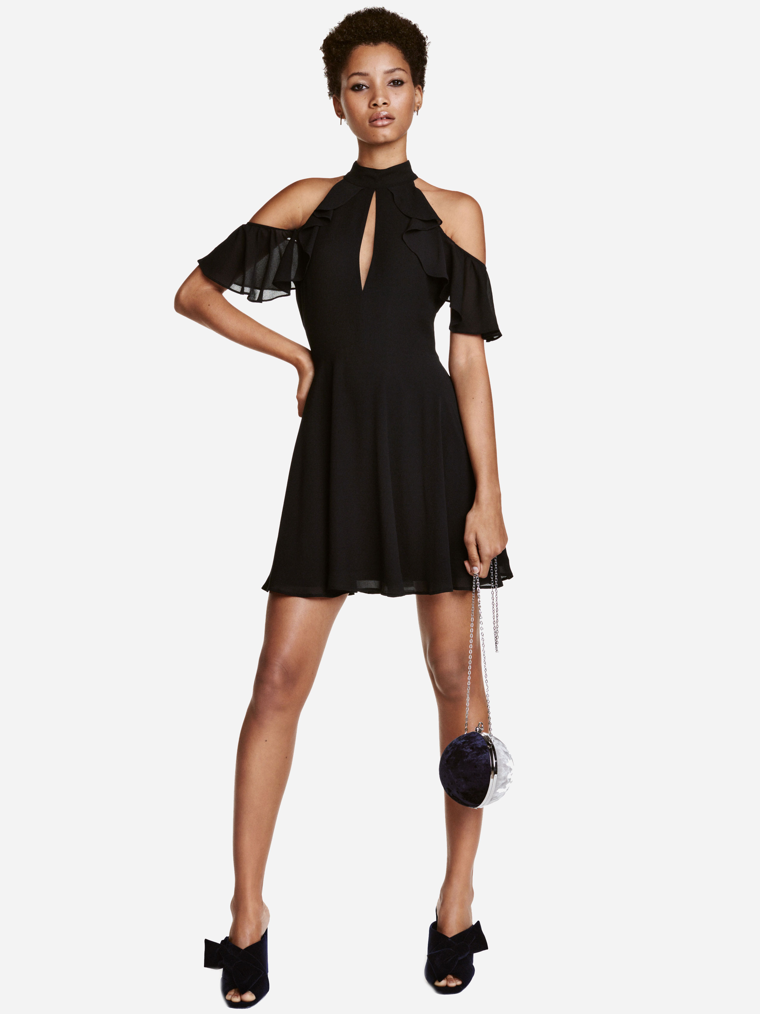 

Платье H&M 4496644 40 Черное