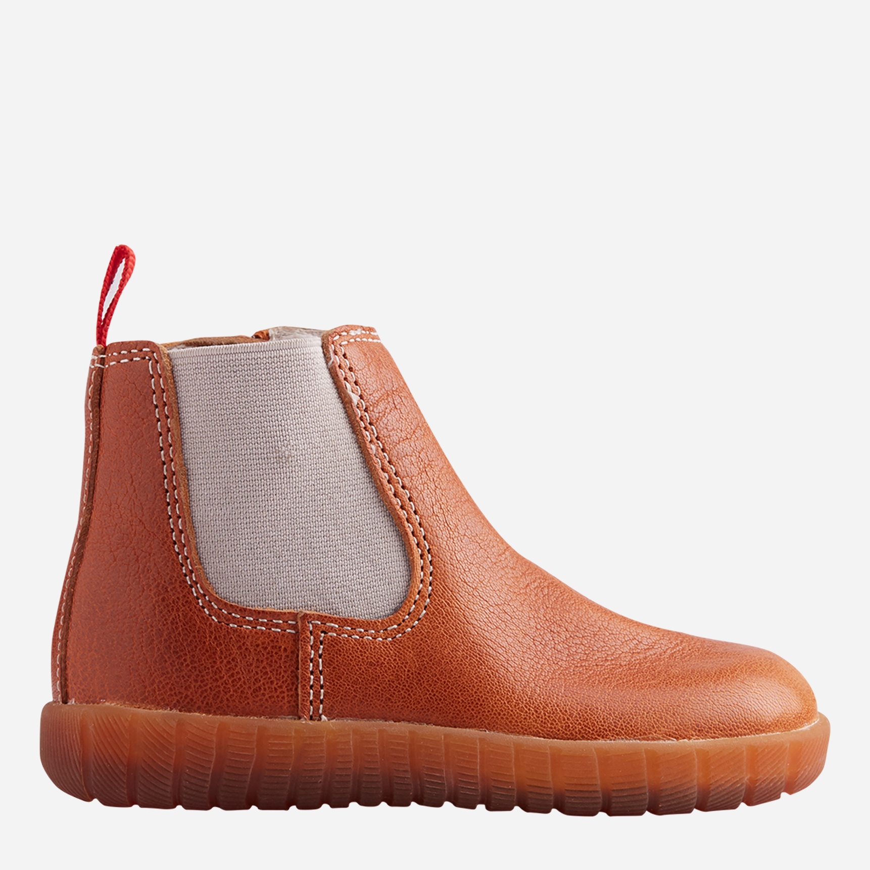 Акция на Дитячі шкіряні демісезонні черевики для хлопчика Reima Ekoelo 569491-1490 23 Коричневі от Rozetka