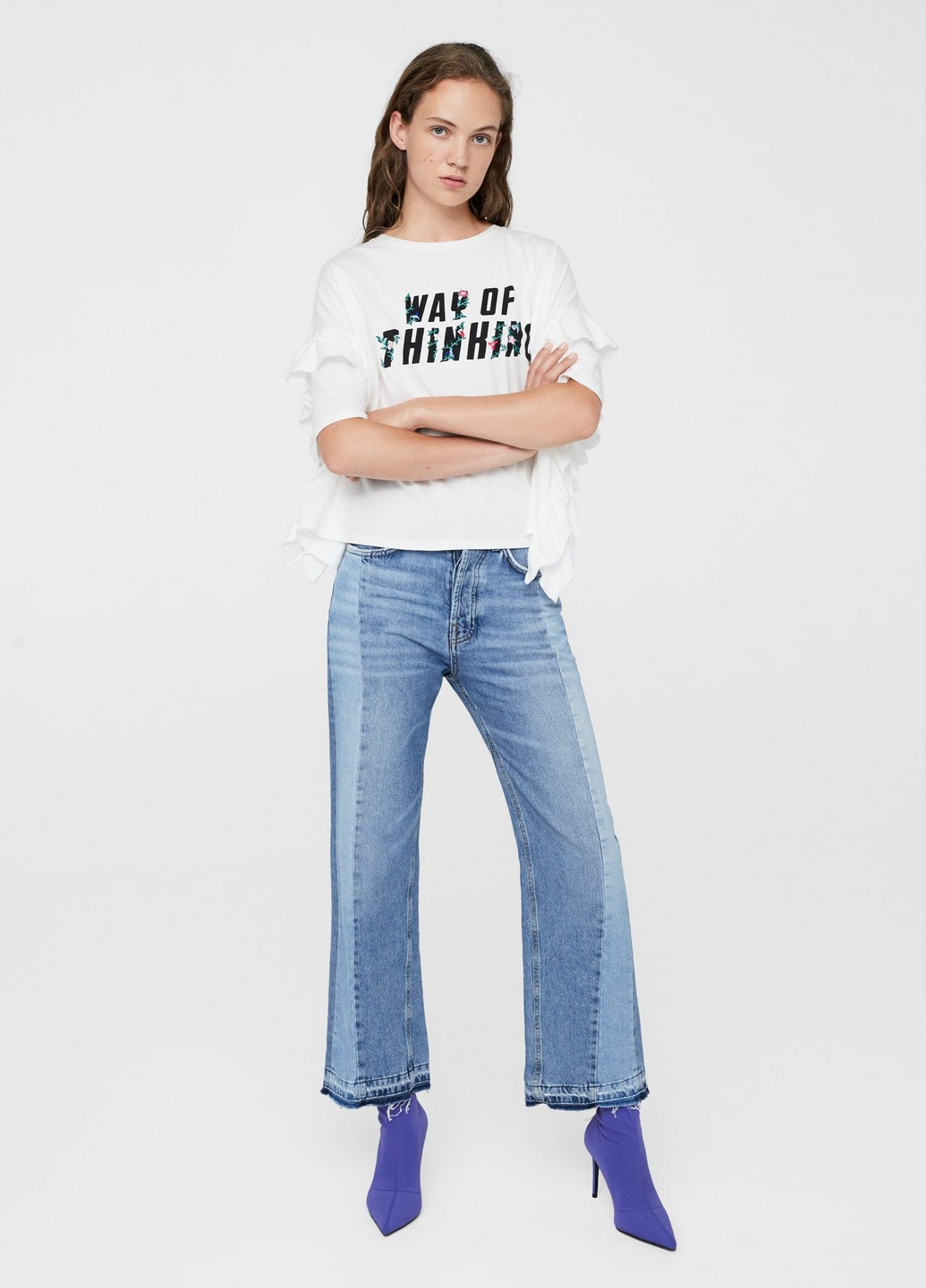 

Футболка Mango M/L Белый 13010888_01