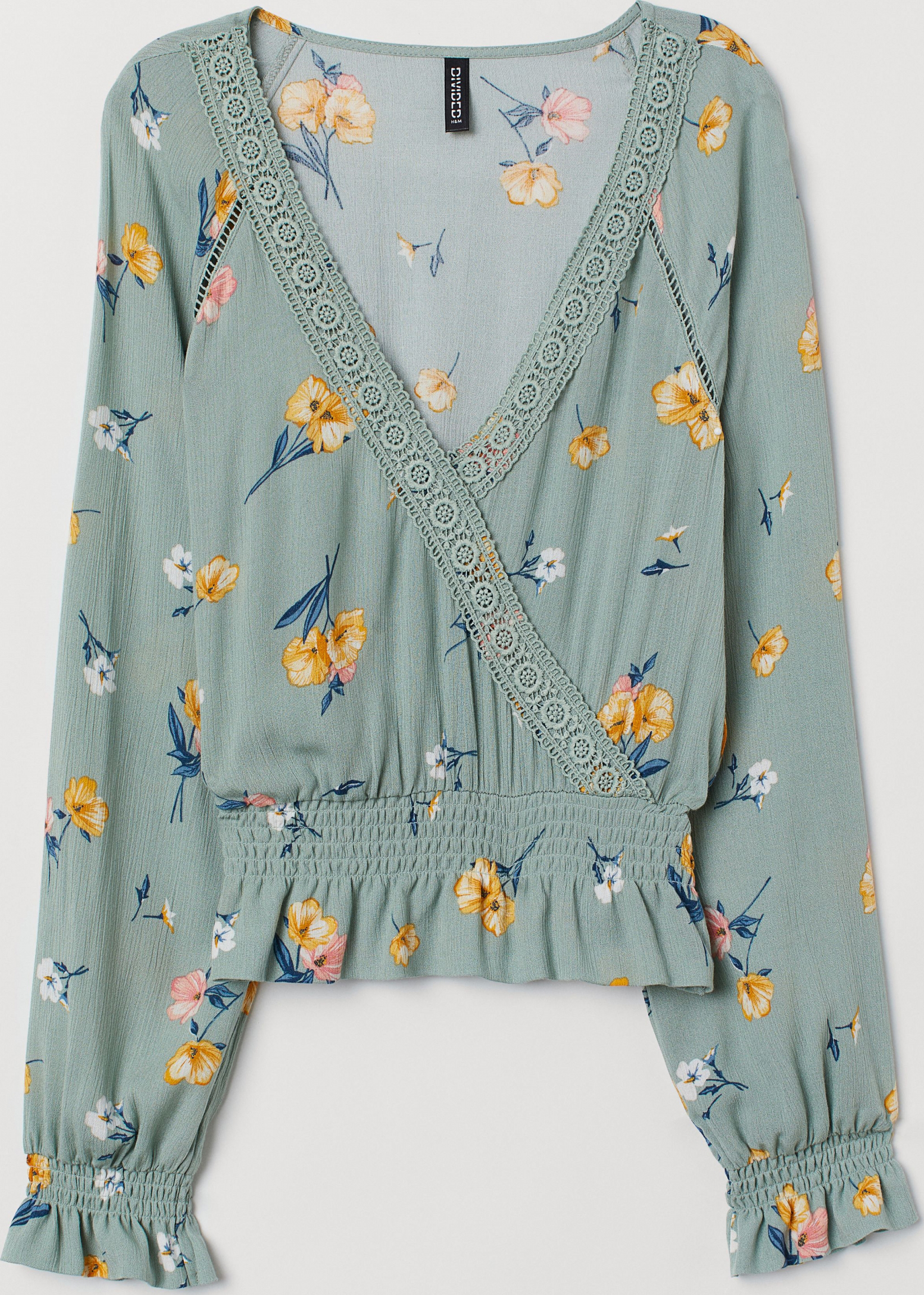 

Блузка H&M 07136929 34 Бирюзовая