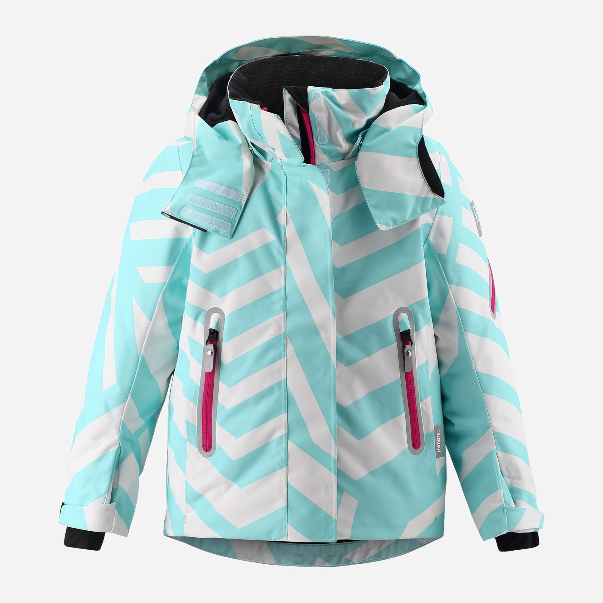 Акція на Дитяча зимова термо лижна куртка для дівчинки Reima Roxana 521614B-7159 104 см від Rozetka