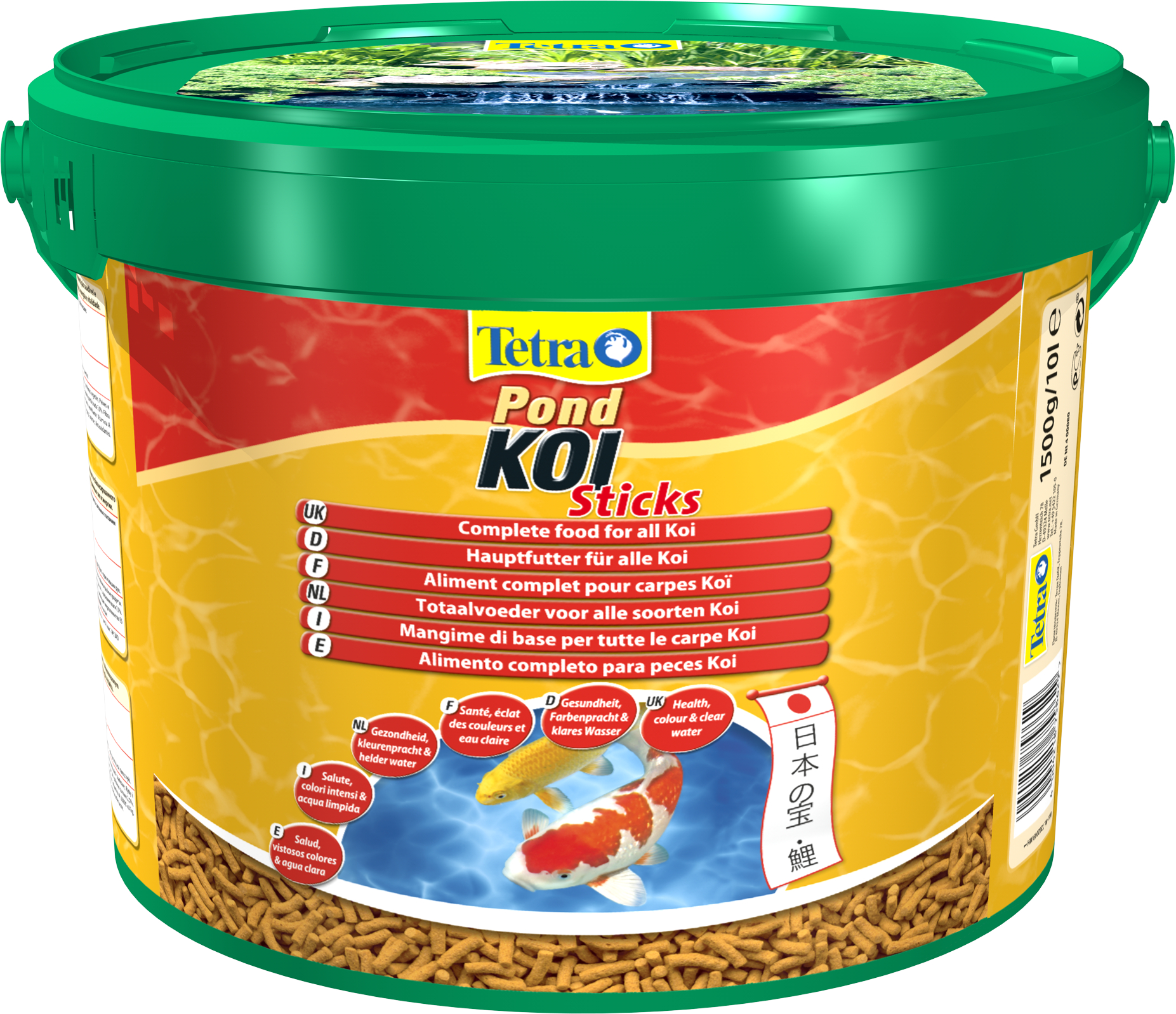 

Корм для прудовых рыб POND KOI STICKS (10 ЛИТРОВ)