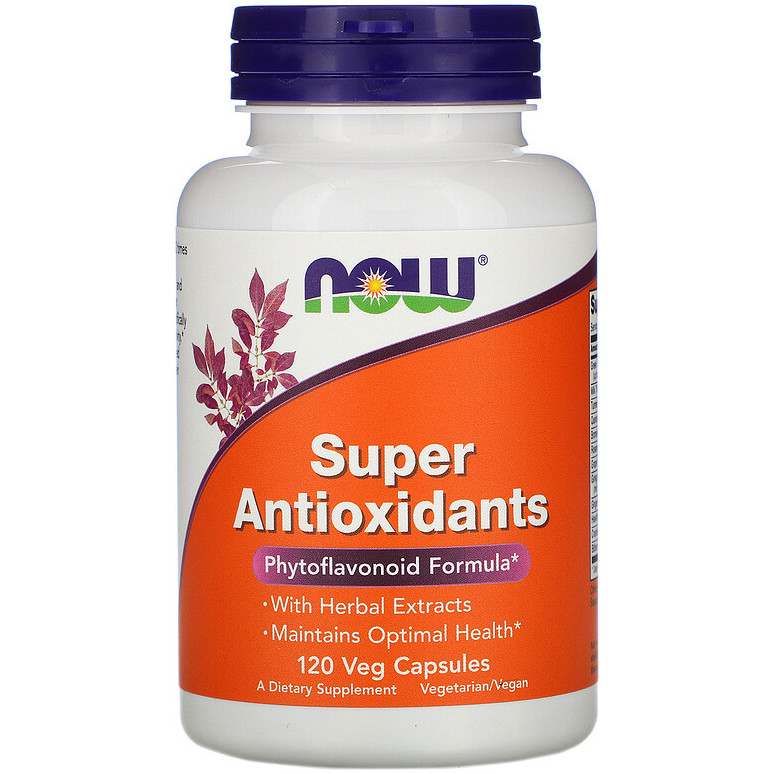 Супер антиоксиданты NOW Foods "Super Antioxidants" с экстрактами трав ...