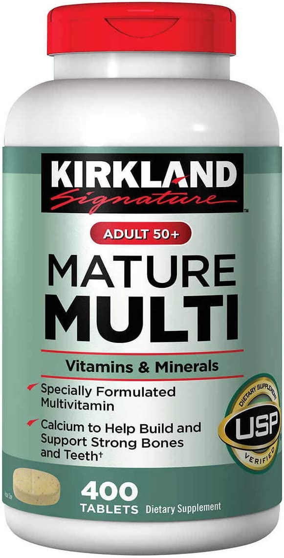Витамины Kirkland Signature Adults 50+ Mature Multi 400 таблеток ...