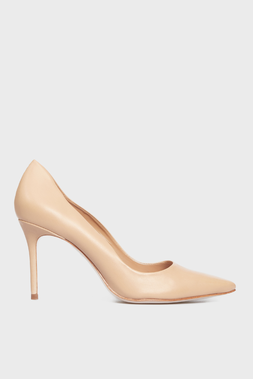

Женские бежевые кожаные лодочки Schutz 36 S0309400040167U