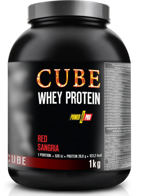 

Протеин Power Pro CUBE Whey Protein, 1 кг Сангрия (347801)