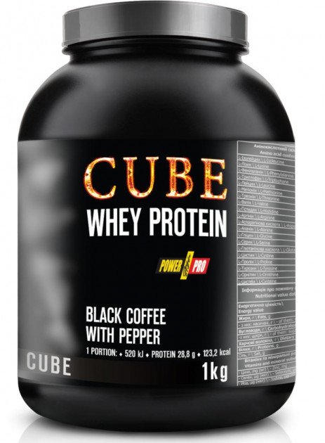 

Протеин Power Pro CUBE Whey Protein, 1 кг Кофе с перцем (347801)