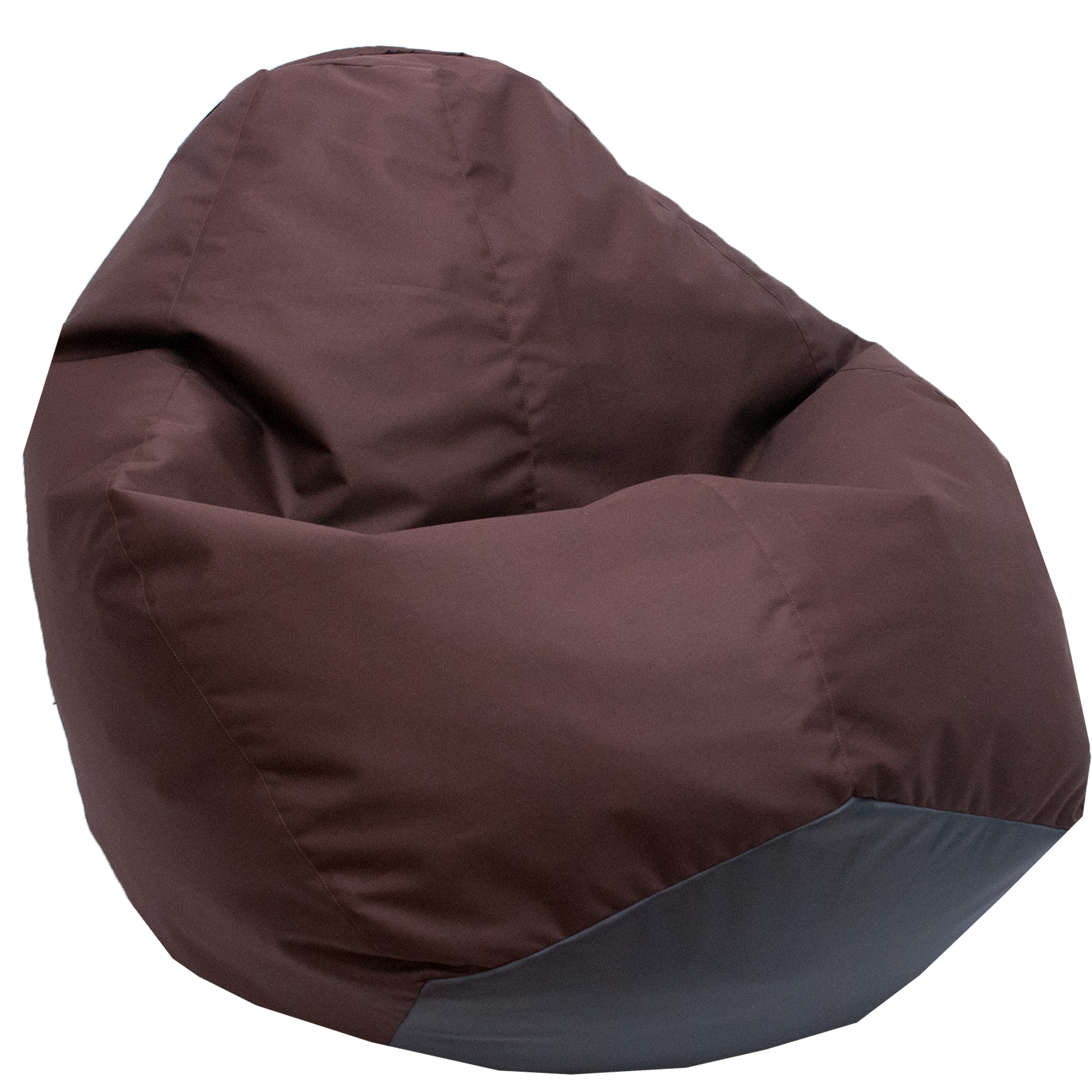 

Кресло мешок груша Push Bags Огромное 130*110см двойной чехол Коричневый
