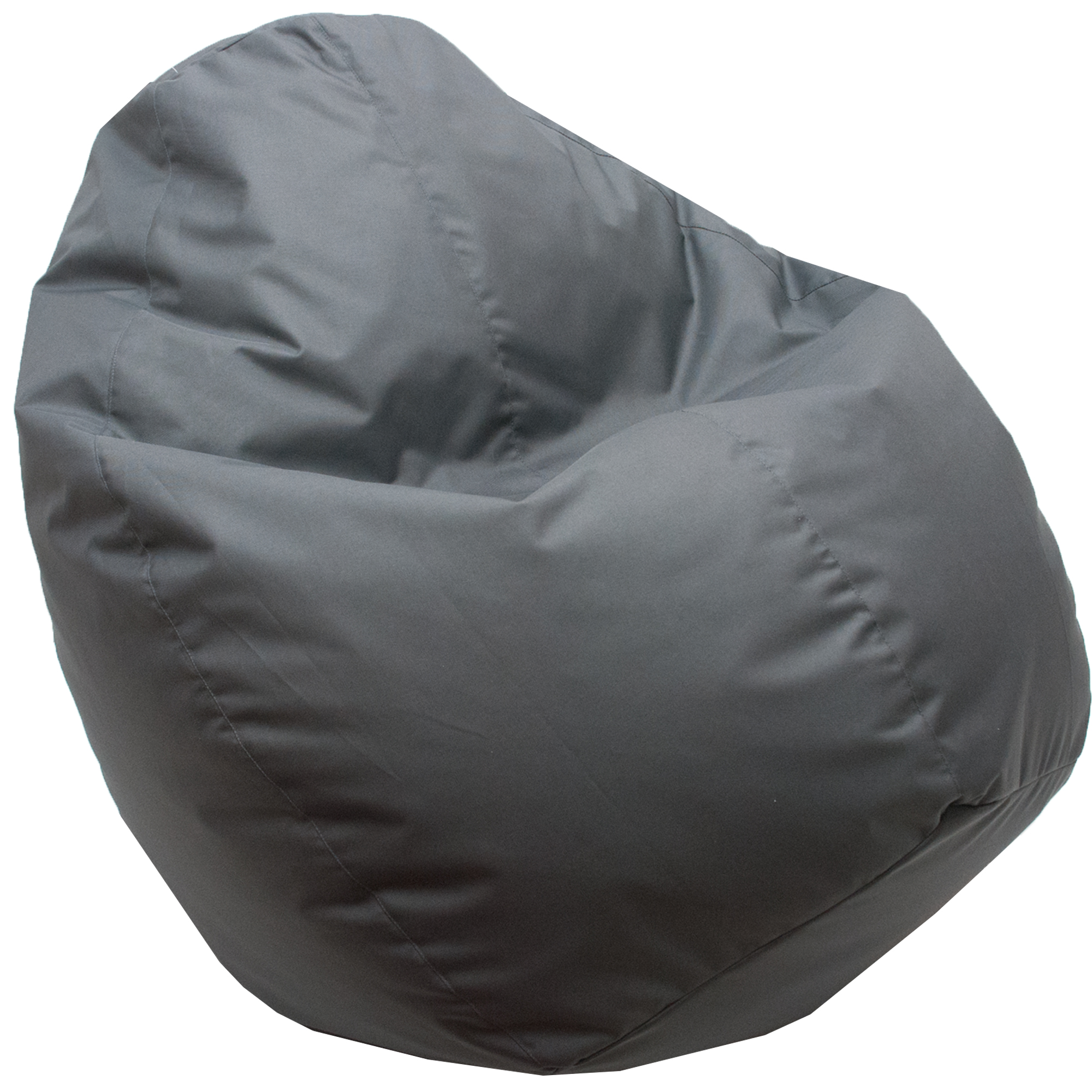 

Кресло мешок груша Push Bags Огромное 130*110см двойной чехол Серый