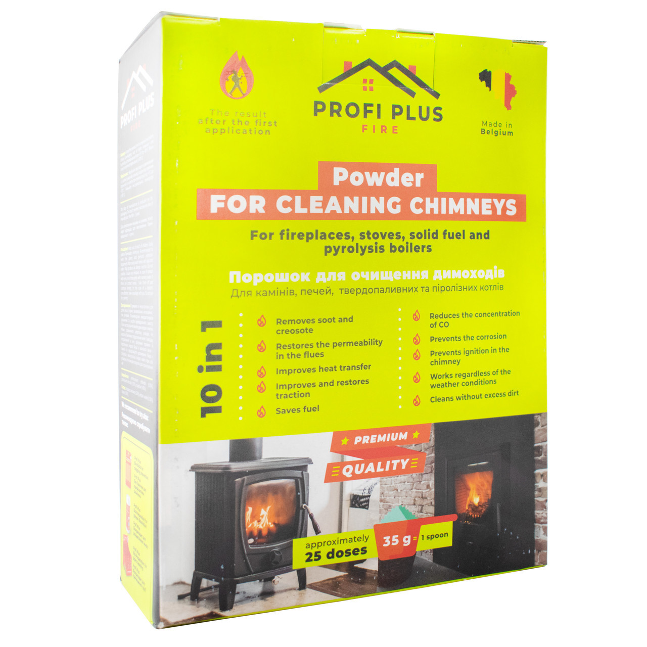 Средство для очистки пеллетных котлов и дымоходов Profi Plus Порошок ...