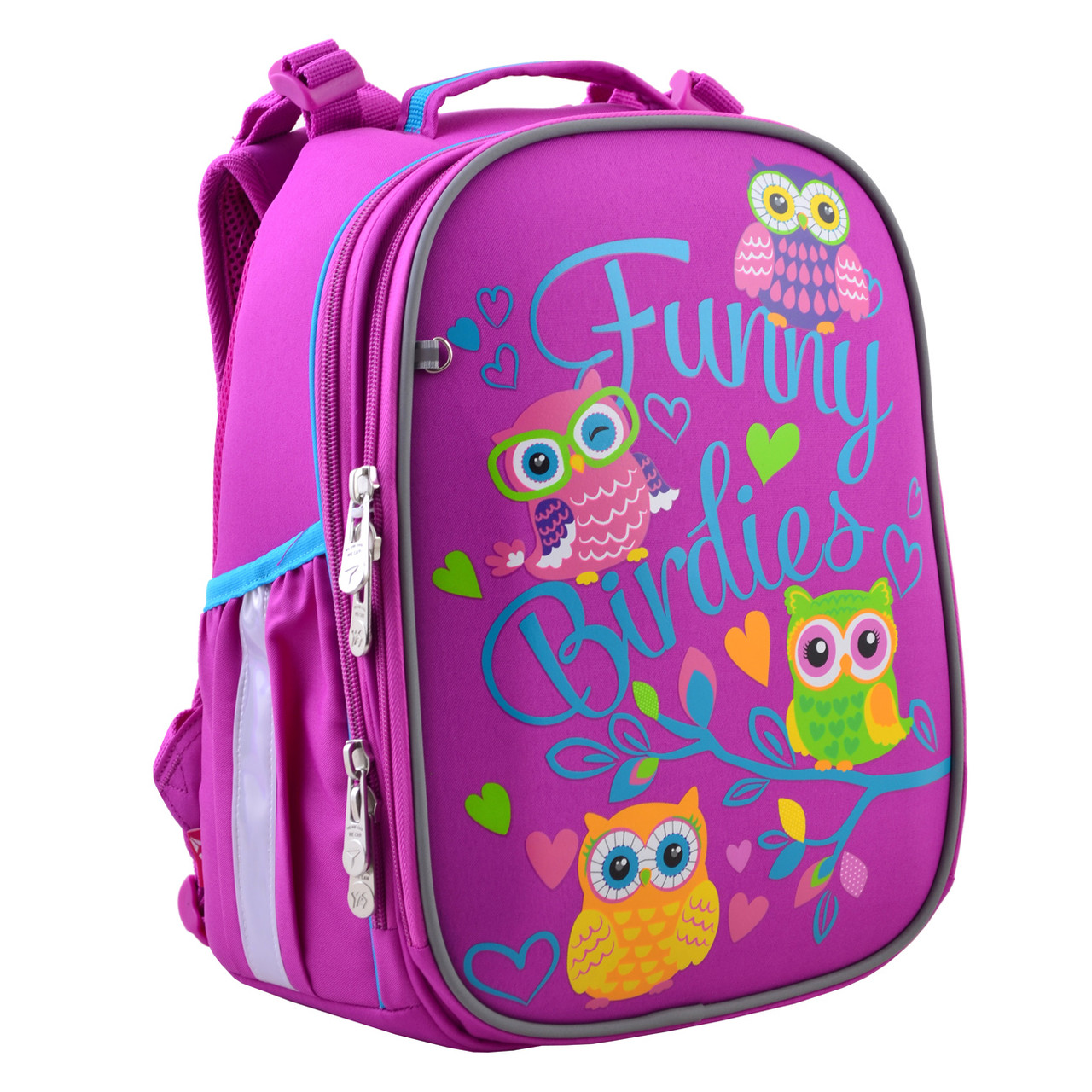 

Рюкзак школьный каркасный YES H-25 "Funny Birdies"