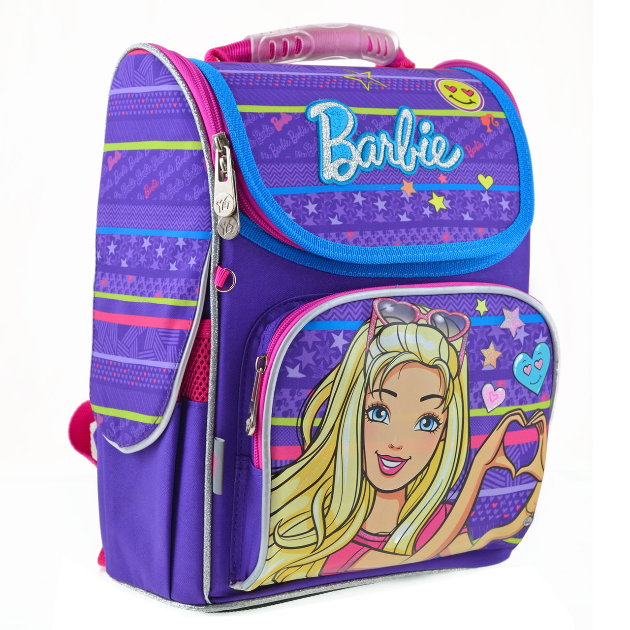 

Рюкзак школьный каркасный YES H-11 Barbie, 33.5*26*13.5
