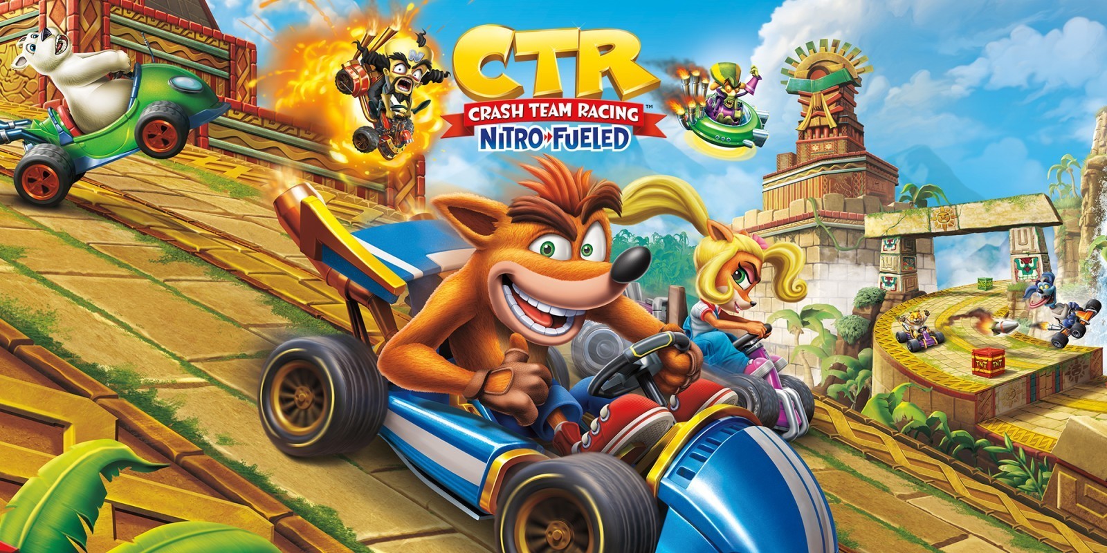 Игра Crash Team Racing Nitro-Fueled для Xbox One