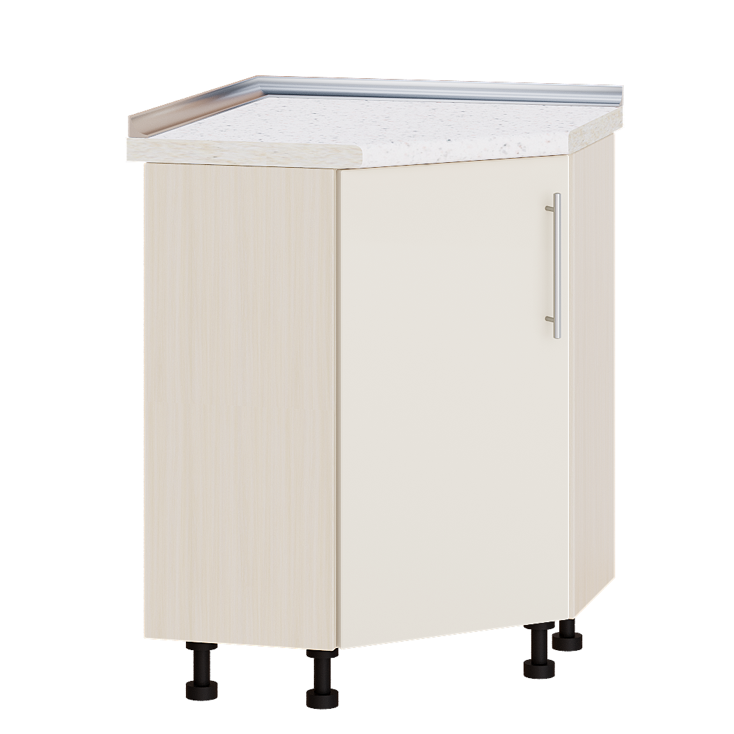 

Кухня Модерн модуль Низ Угловой Н70-795 Жемчуг Глянец - Дуб молочный 80х80х82 см