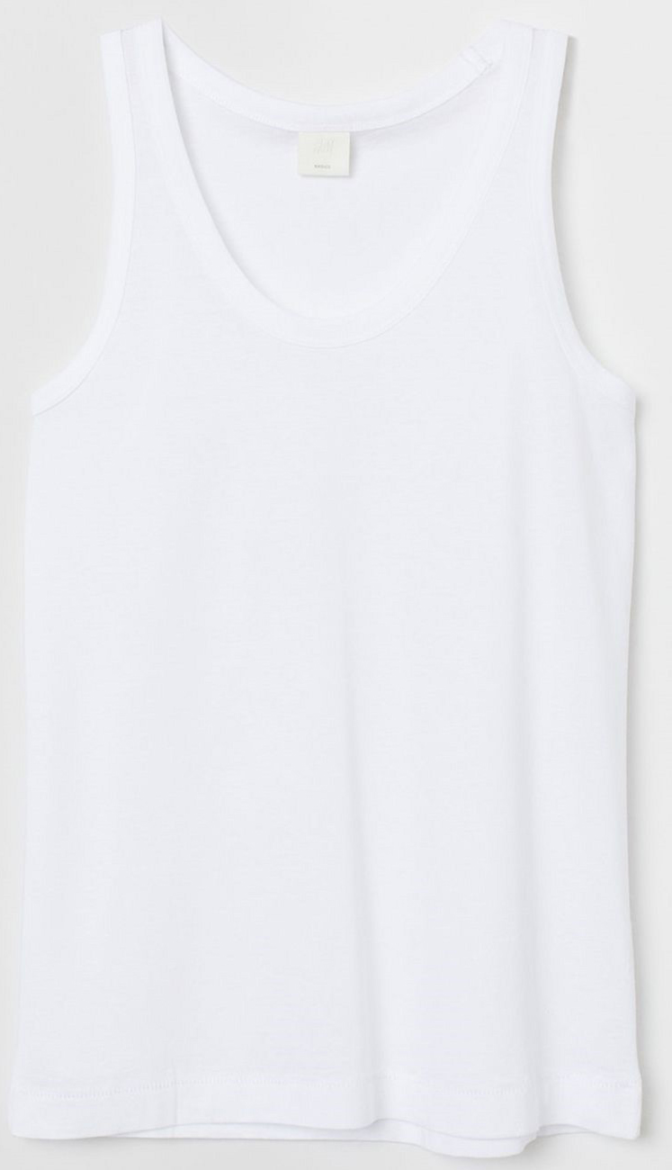

Майка H&M 7882610RP5 XS Белая