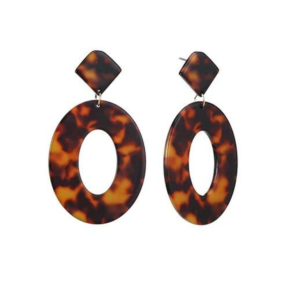 

Серьги акриловые Fashion леопардовые MK0883-2