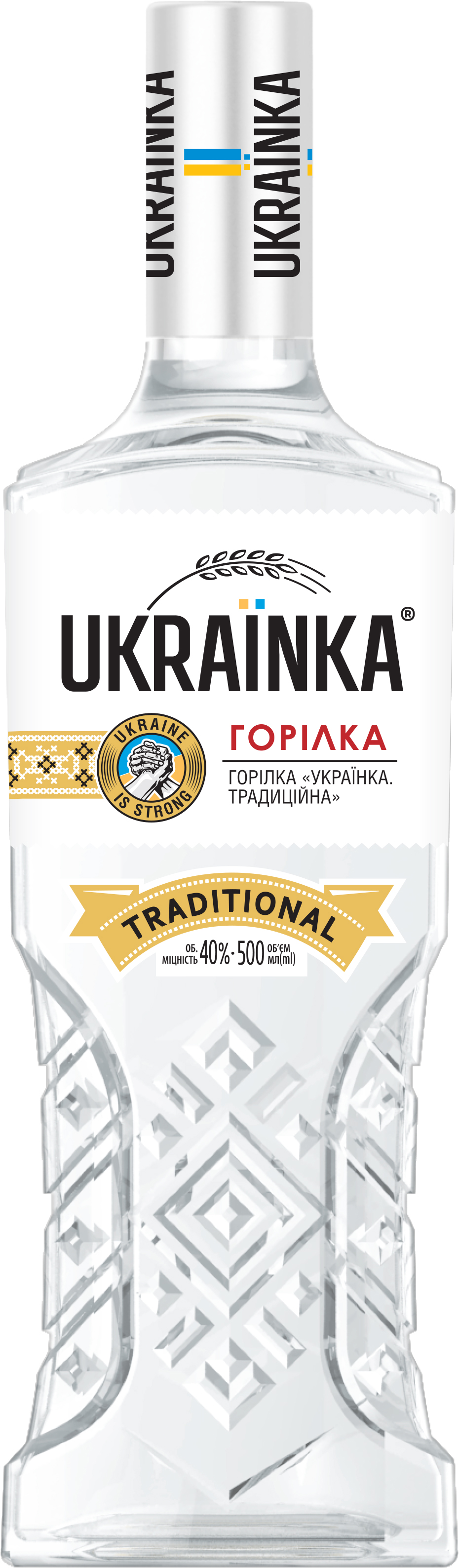 Горілка Ukrainka Традиційна 0.5 л 40% (4820235322373) – фото, відгуки ...