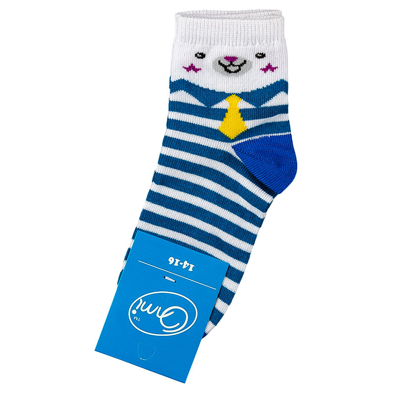 

Носки для мальчика OLMI 4311/2 14 - 16 см темно-бирюзовая полоска