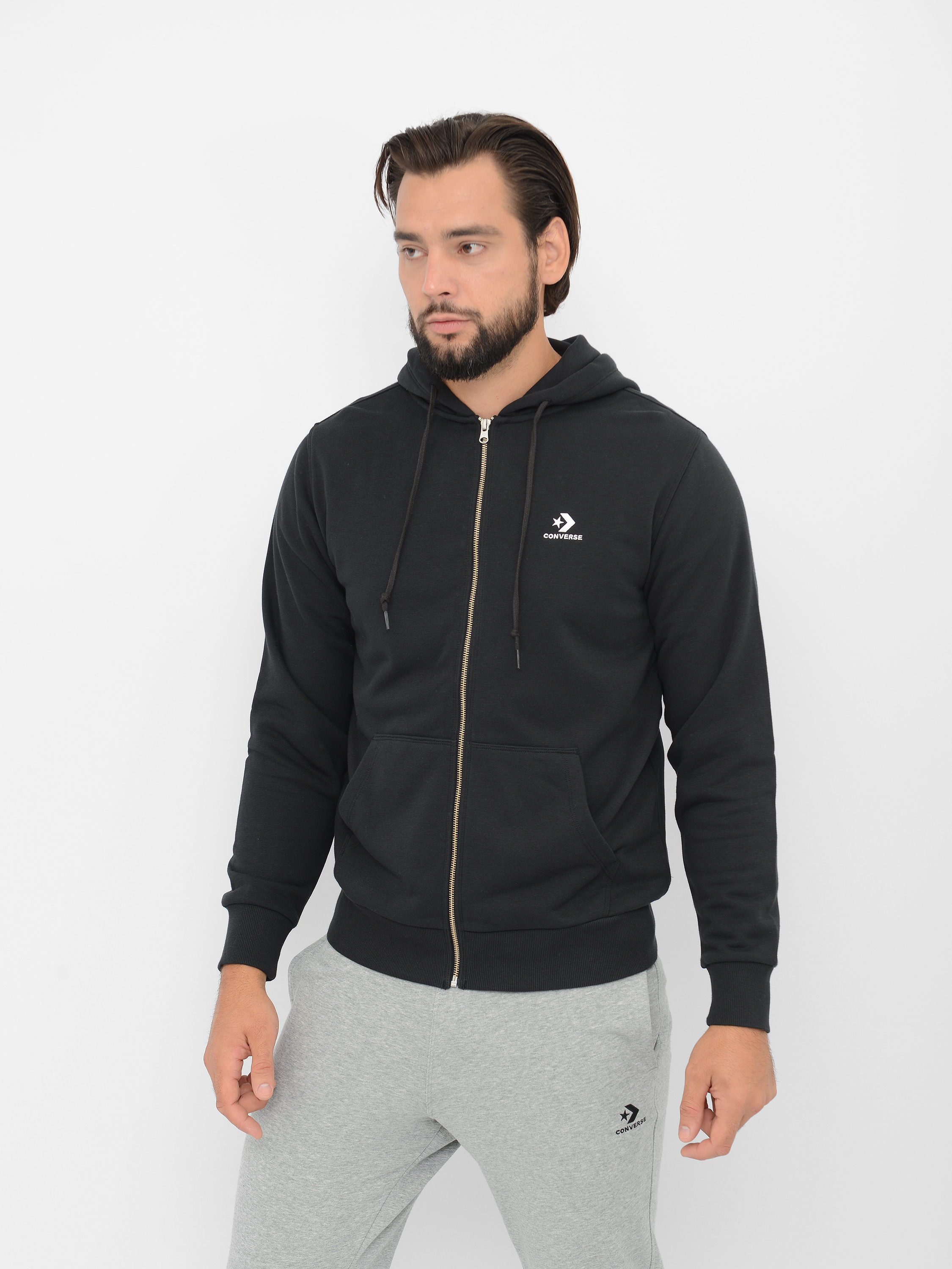 

Толстовка Converse Emb Fz Hoodie Ft 10020341-001 M Black