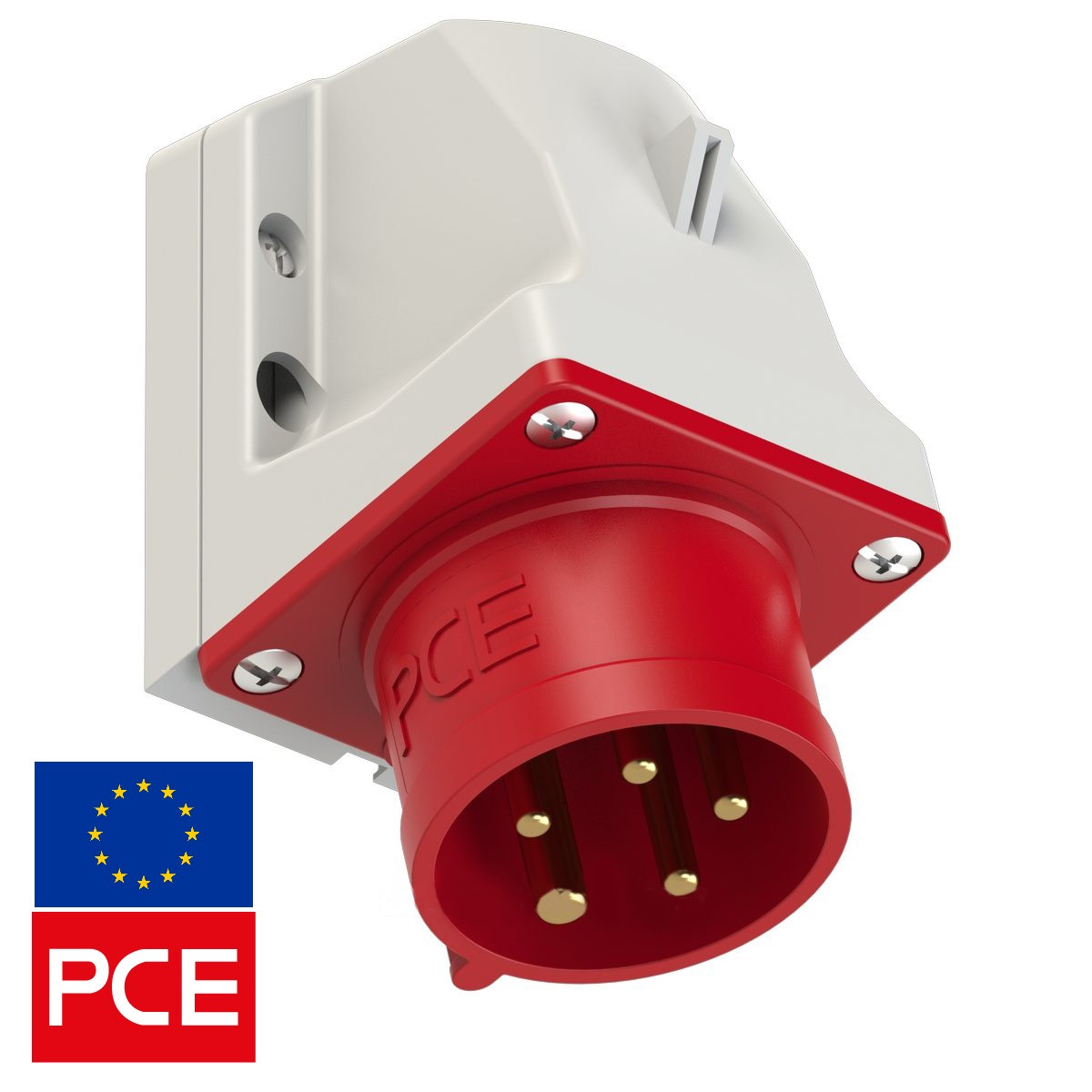 Вилка настінна PCE 525-6 IP44 3P+N+PE 32A 400V (силовая) – фото, отзывы ...