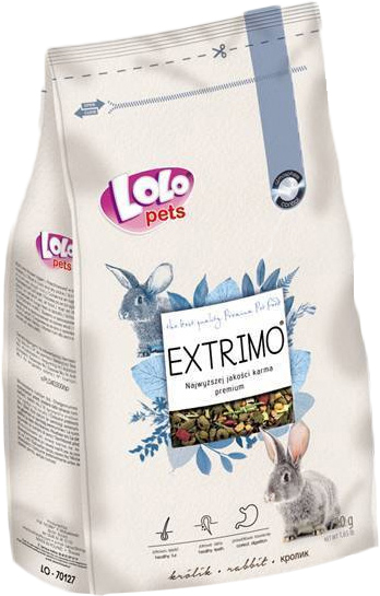 

Повседневный корм для кролика LoLo PETS Extrimo 750 г (5904479701275)