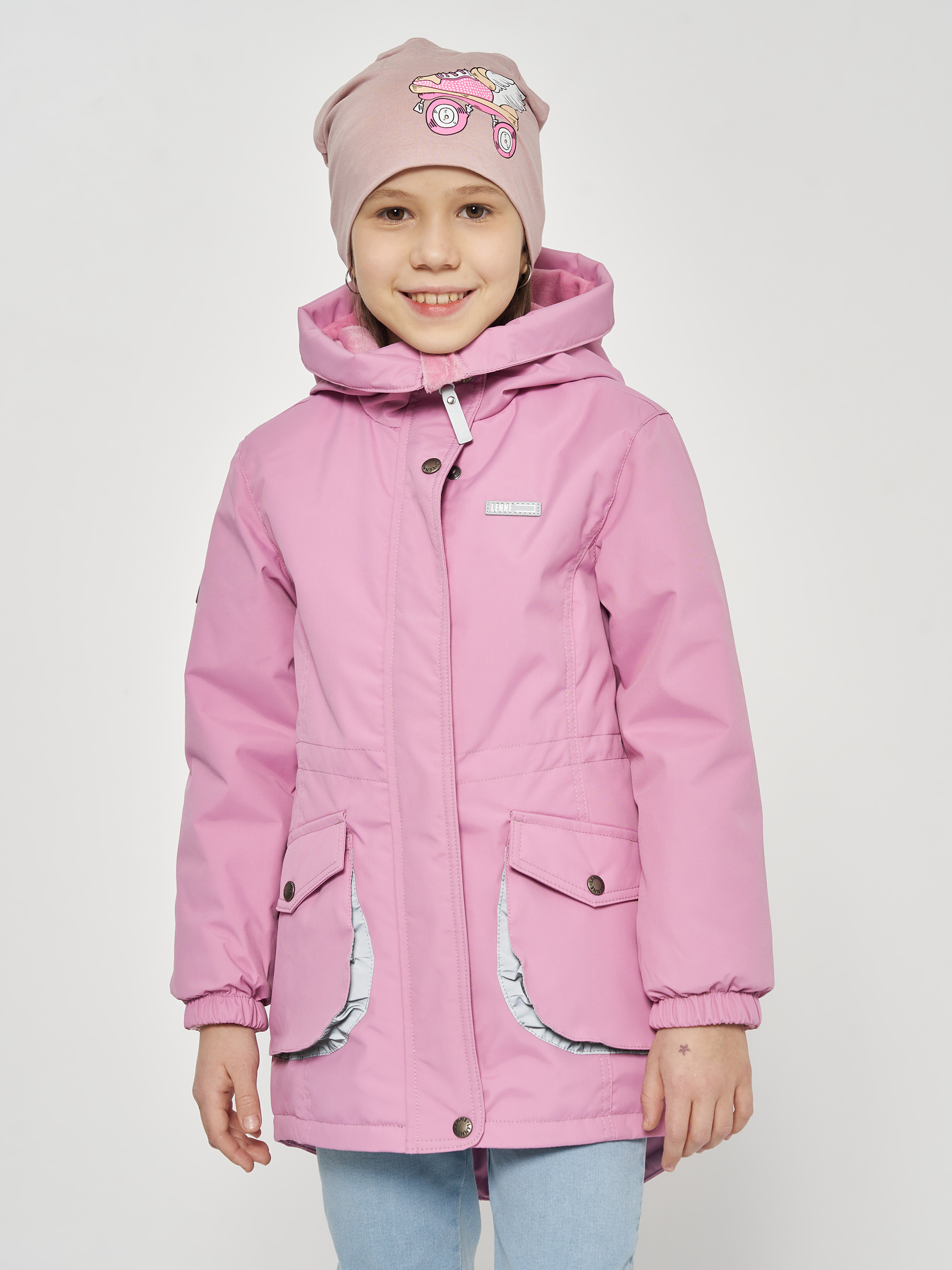 Акция на Дитяча демісезонна куртка для дівчинки Lenne Malina 22732 A/126 104 см Рожева от Rozetka