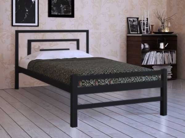 

Кровать Брио 2 Метакам Черный матовый 180х200