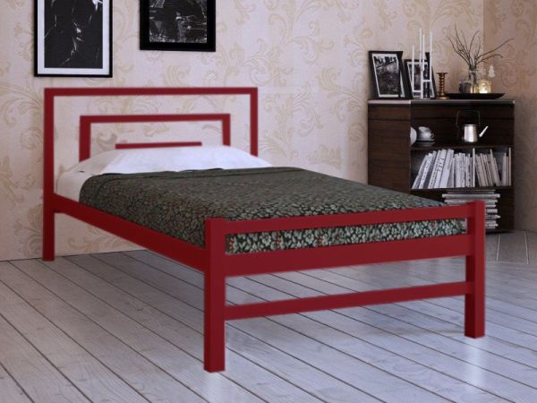 

Кровать Брио 2 Метакам Красный лак 180х190