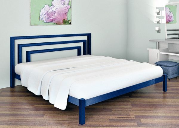 

Кровать Брио 1 Метакам Синий 120х190