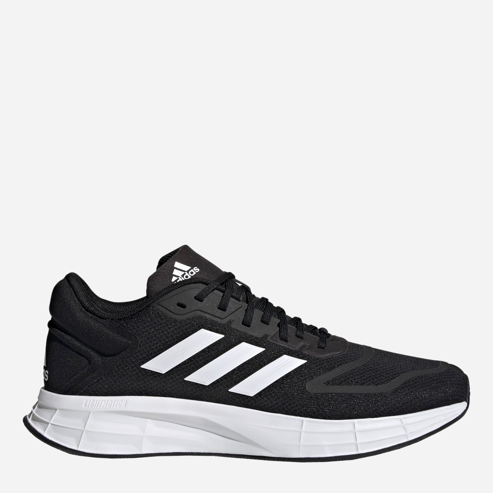 Акція на Чоловічі кросівки для бігу Adidas Duramo 10 GW8336 42 (8UK) 26.5 см Чорні від Rozetka