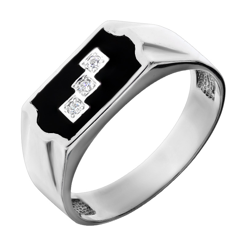 

Кольцо мужское Diamant к2966с 22.0