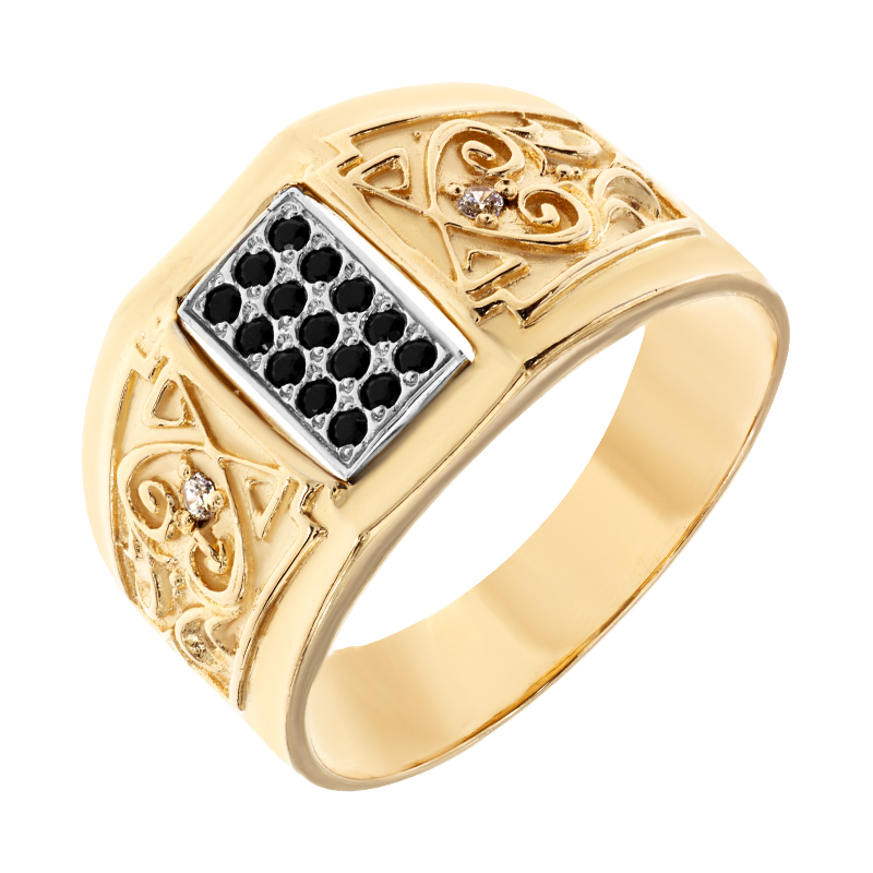 

Кольцо мужское Diamant к1098-01 21.5