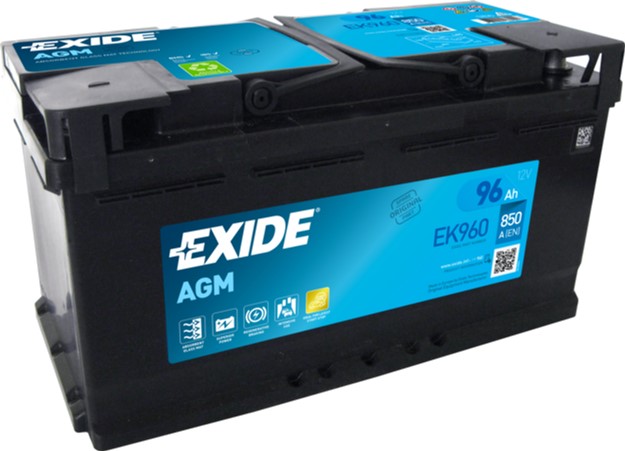 Автомобильный аккумулятор Exide Start-Stop AGM 95Ah Ев (-/+) (850EN ...