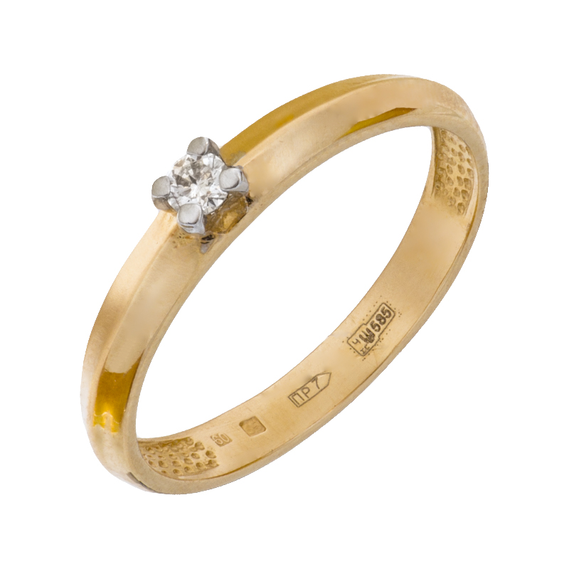 

Кольцо помолвочное Diamant к2737 17.0