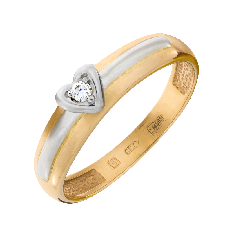 

Кольцо помолвочное Diamant к2746 16.0