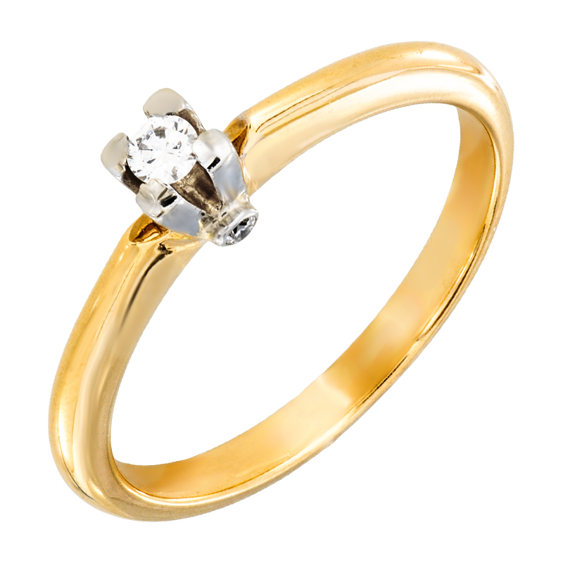 

Кольцо помолвочное Diamant к1637 18.5